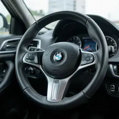 BMW ステアリング交換